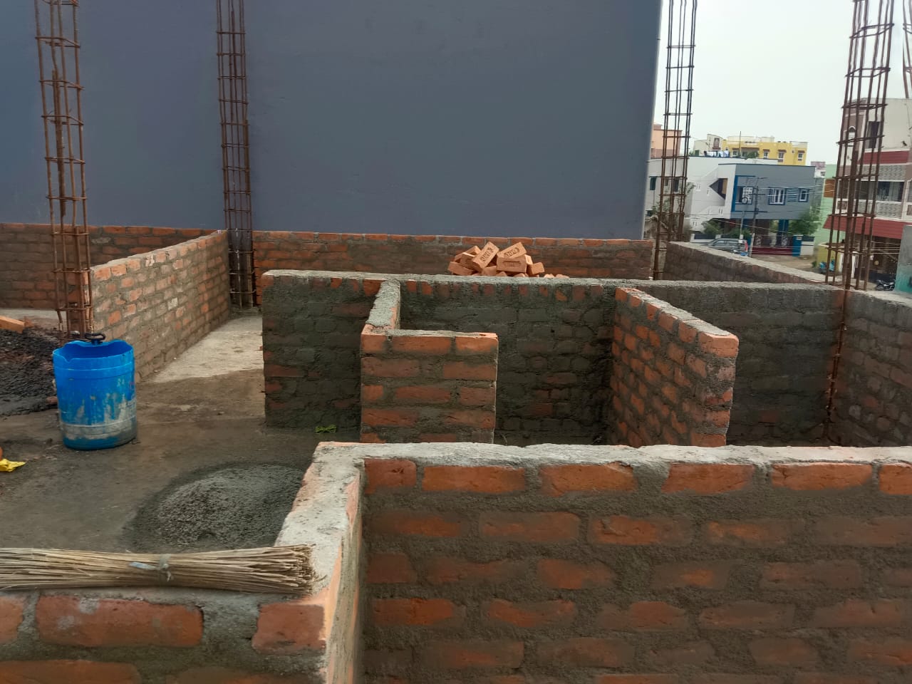 Rekha Royal Homes - Concrete works in progress